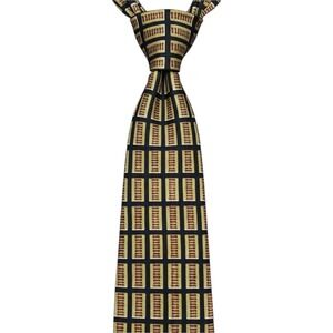 The Metropolitan Museum Of Art Masterworks Collection Silk Tie Black/Gold READ